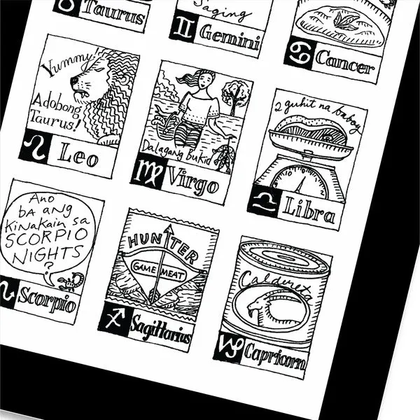 Pinoy Zodiac Framed Broadsides