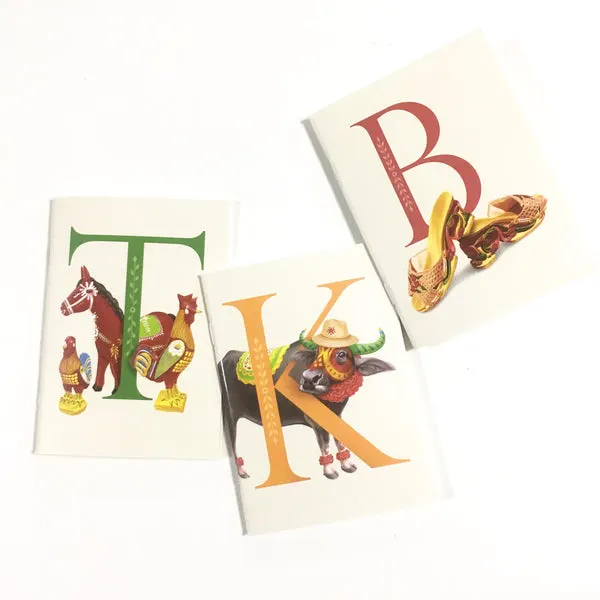 Alpabeto Notebooks (Set of 3)
