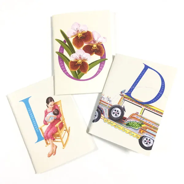 Alpabeto Notebooks (Set of 3)