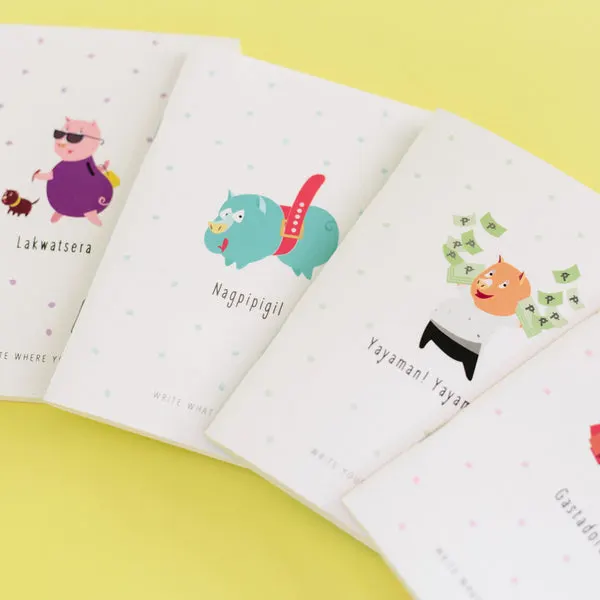 Piggy Journals (set of 4)