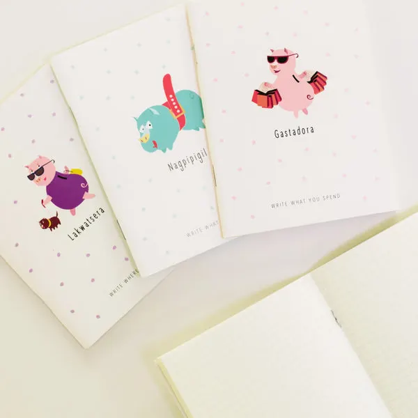 Piggy Journals (set of 4)