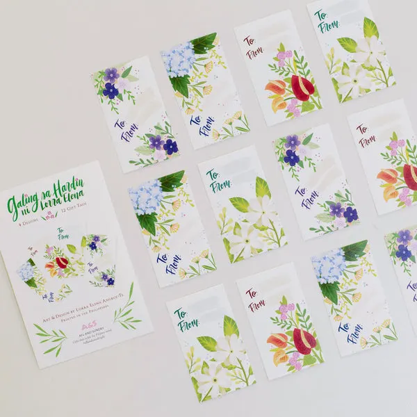 Galing Sa Hardin ni Lorra Elena Gift Tags (set of 12)