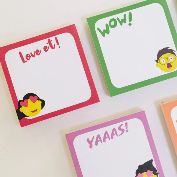 Emojis ng Pasaway Memo Pads (set of 3)