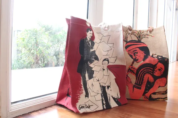 Jute Weekend Bags: Leonor Rivera
