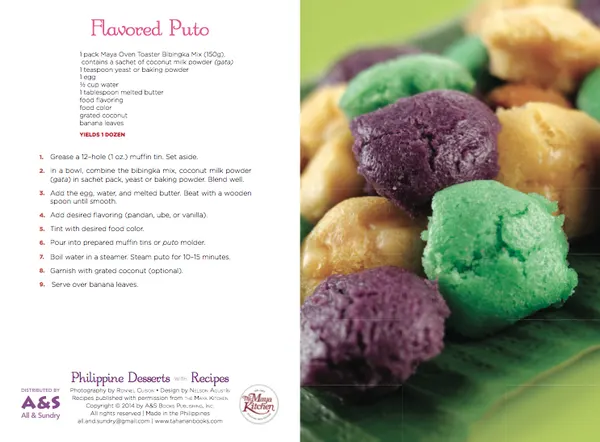 Philippine Desserts Greeting Cards (set of 4)