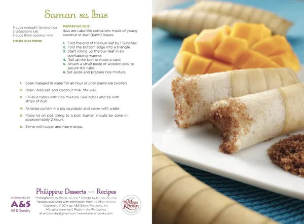 Philippine Desserts Greeting Cards (set of 4)